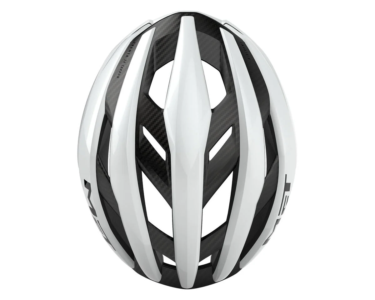 Met Trenta 3K Carbon MIPS Road Helmet (White Gloss) (S) - view 5